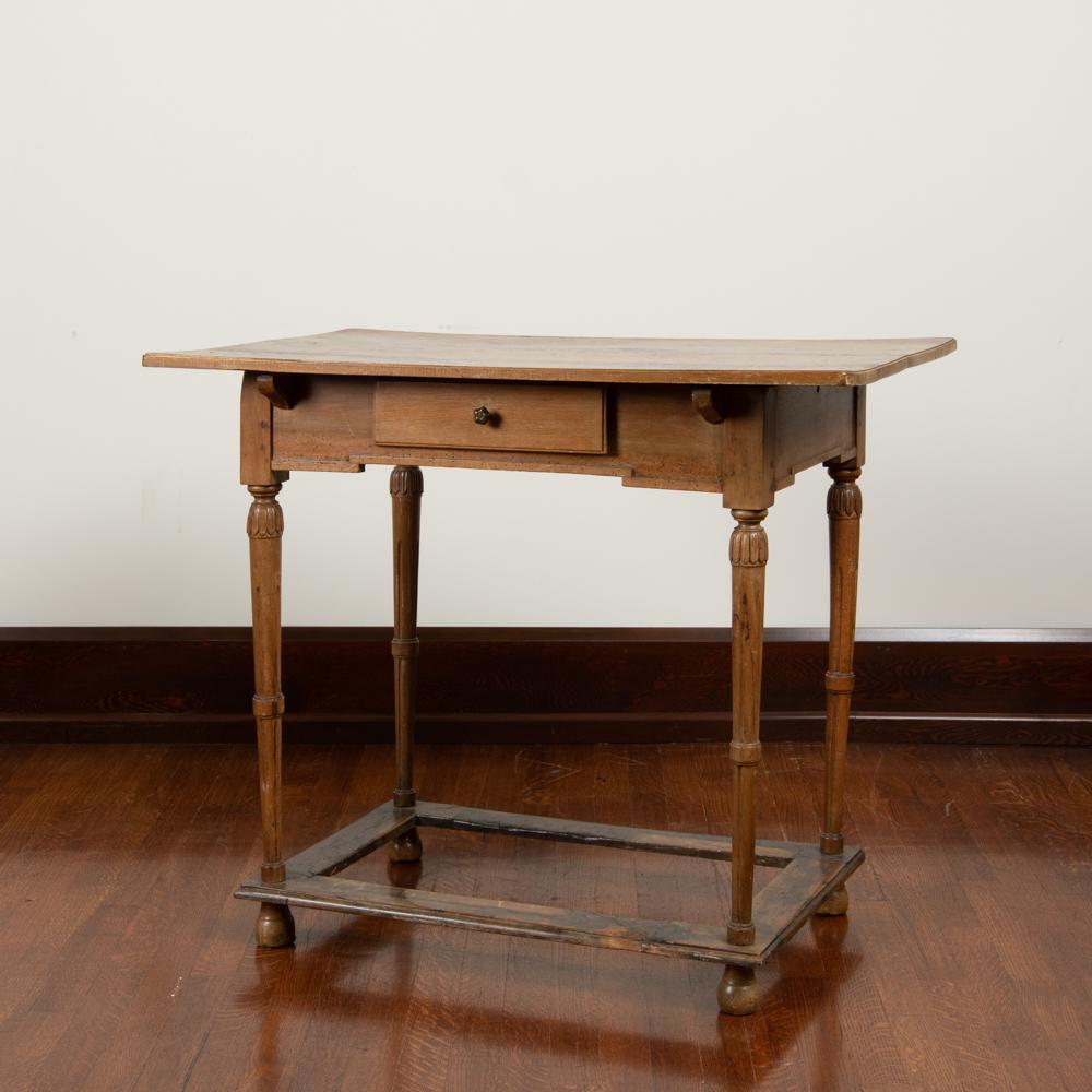 Appraisal: UNUSUAL TH C PEARWOOD SIDE TABLE An unusual late- th