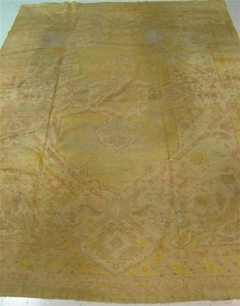 Appraisal: LARGE AUBUSSON STYLE CARPET WITH L S DEWEY TAG x