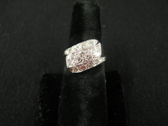 Appraisal: Diamond Ring loaded with diamonds totaling carat in k white