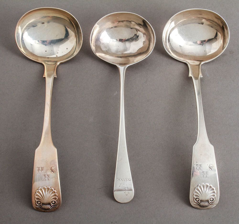 Appraisal: W T Gale Co English Sterling Silver Ladles W T