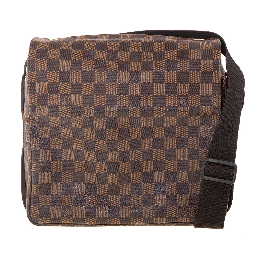 Appraisal: A Louis Damier Ebene Vuitton Naviglio Messenger A Damier Ebene