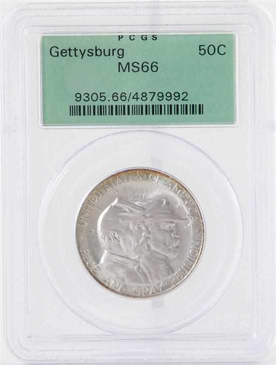 Appraisal: Gettysburg C coin PCGS grade MS Cert Verification Provenance Columbia