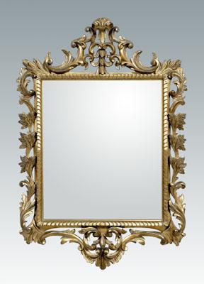 Appraisal: Italian rococo style mirror carved and gilt wood late th