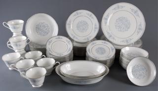 Appraisal: Oxford Bryn Mawr Bone China Seventy Includes eleven saucers -