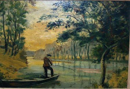 Appraisal: Louis Michel Eilshemius American - The Fisherman circa Estimate -