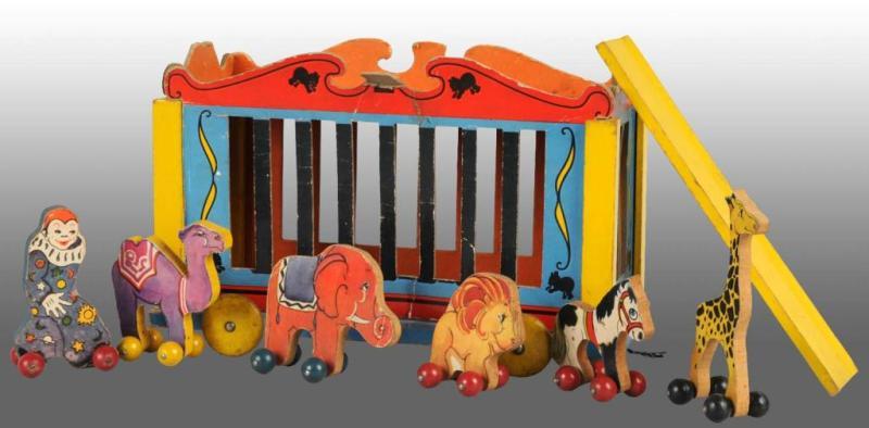 Appraisal: Fisher Price No Woodsy Circus Wagon Toy Description American Rare