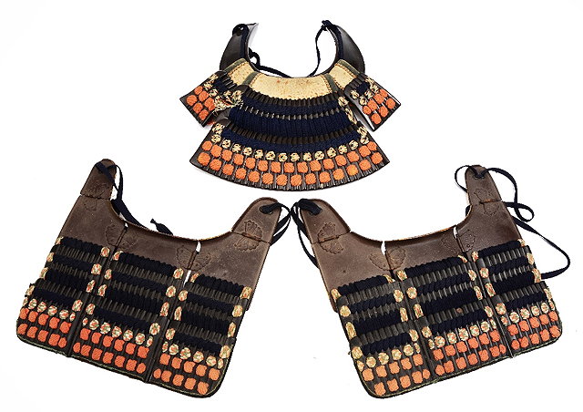 Appraisal: A pair of sode shoulder guards Edo period th th