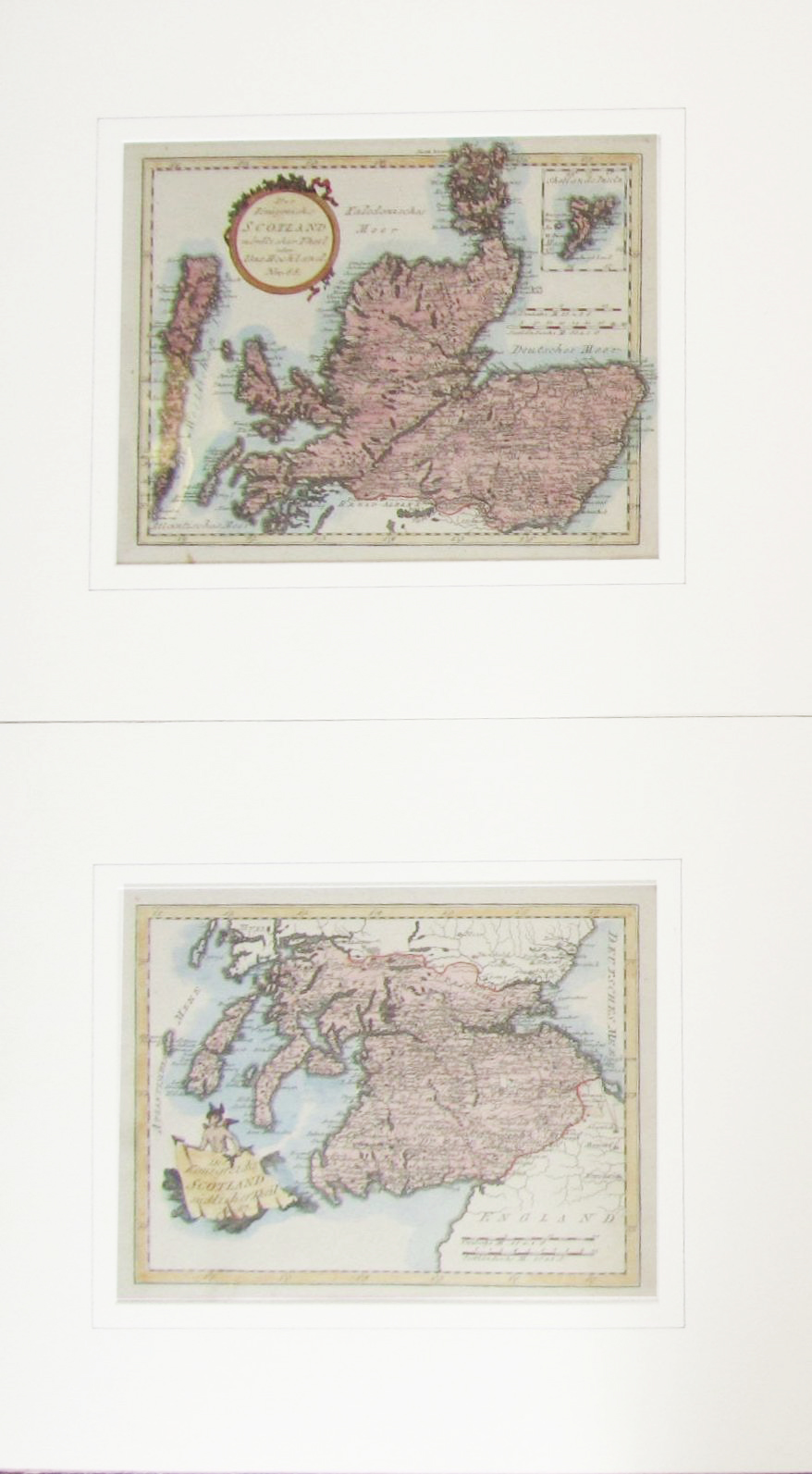 Appraisal: Von Reilly Franz J J - maps of Scotland comprising