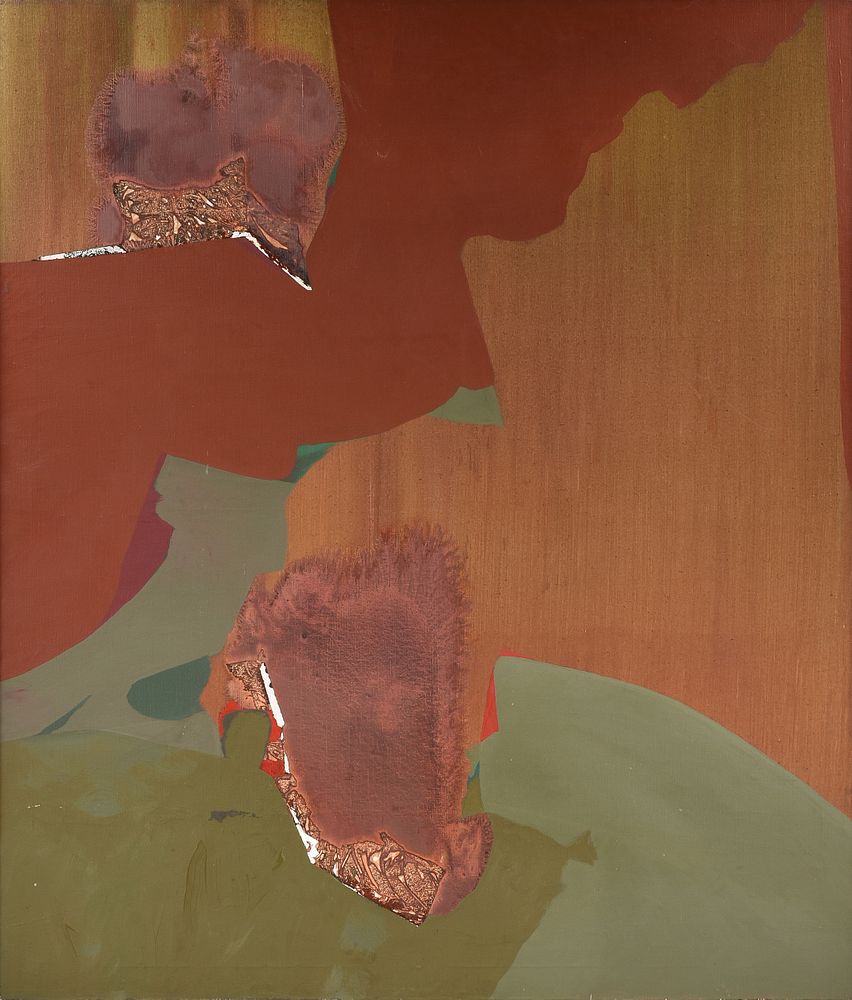 Appraisal: DOROTHY HOOD American Texas - A PAINTING Tanzania - Copper