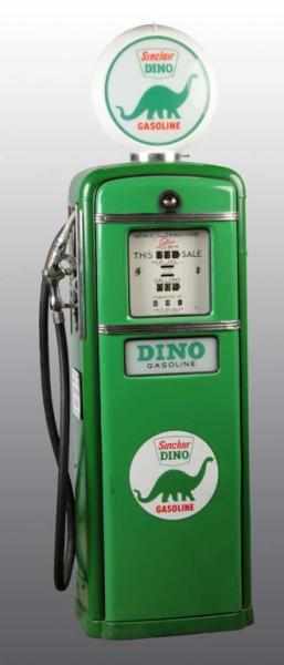 Appraisal: Sinclair Dino Gas Pump with Globe Description Pump has been