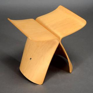 Appraisal: Sori Yanagi Butterfly Stool Length inches Width inches inches