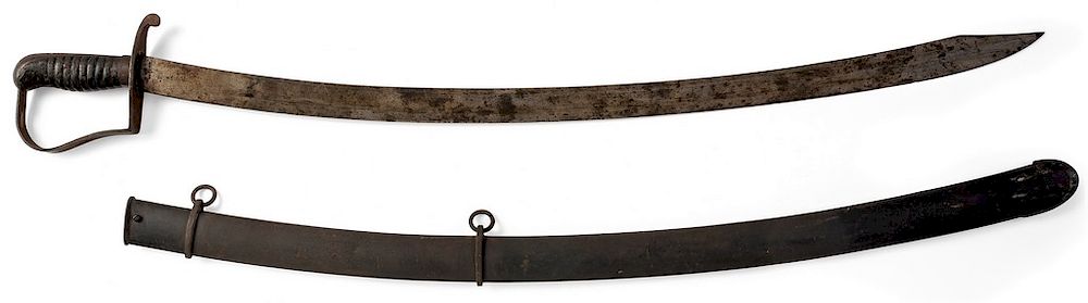 Appraisal: MODEL STARR-CONTRACT CAVALRY SABER WITH SCABBARD Length in Blade in