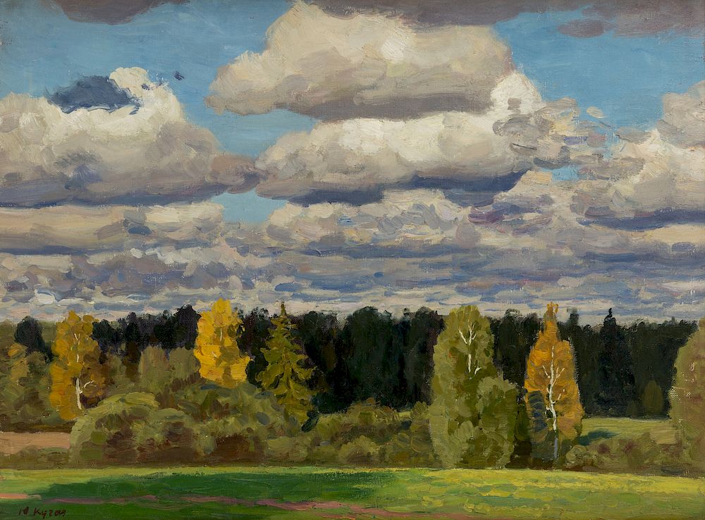 Appraisal: YURY KUGACH RUSSIAN - YURY KUGACH RUSSIAN - Autumn Clouds