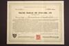 Appraisal: ROOSEVELT VANDERBILT SIGNED STOCK CERTIFICATE - Certificate for the Theatre