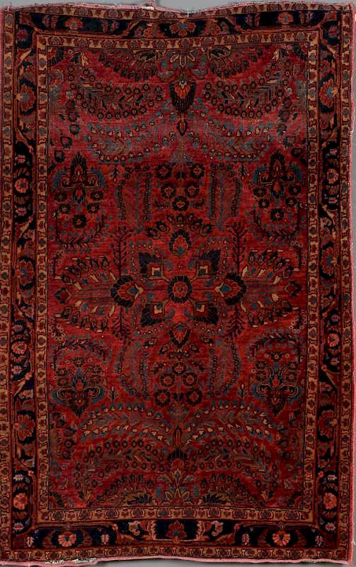 Appraisal: THREE ORIENTAL CARPETS THREE ORIENTAL CARPETS inches x inches x