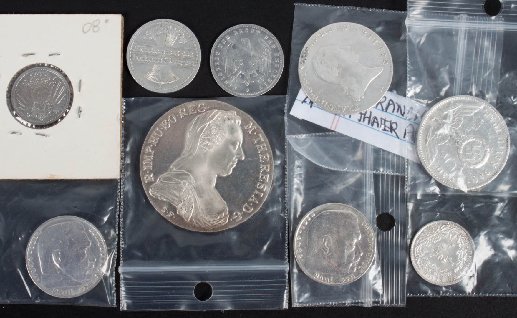 Appraisal: Germany and Eastern Europe selection of coins including German mark