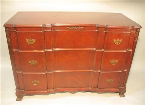 Appraisal: PENNSYLVANIA FURNITURE CO CHEST OF DRAWERS Three large drawers with