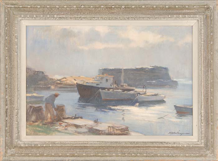 Appraisal: HARRY RUSSELL BALLINGER American - PIGEON COVE Oil on canvas