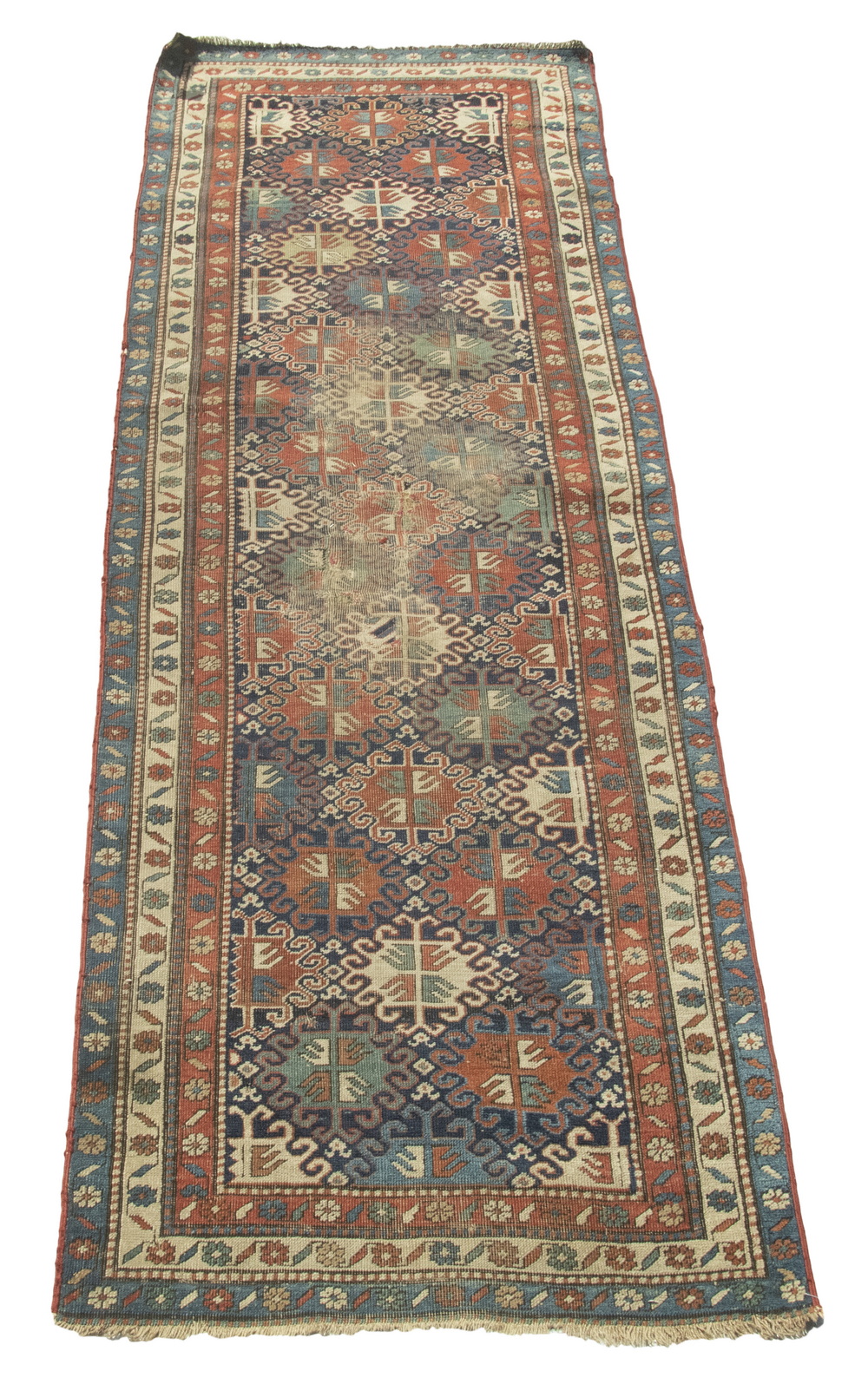 Appraisal: KAZAK RUNNER ' X ' Southwest Caucasus early th Century