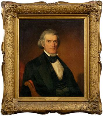 Appraisal: Scarborough portrait John C Calhoun William Harrison Scarborough Columbia South