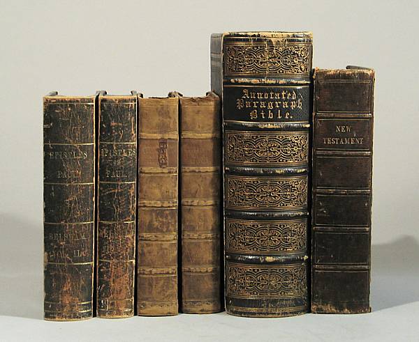 Appraisal: BIBLES - TH C TRANSLATIONS Approx books including Campbell George