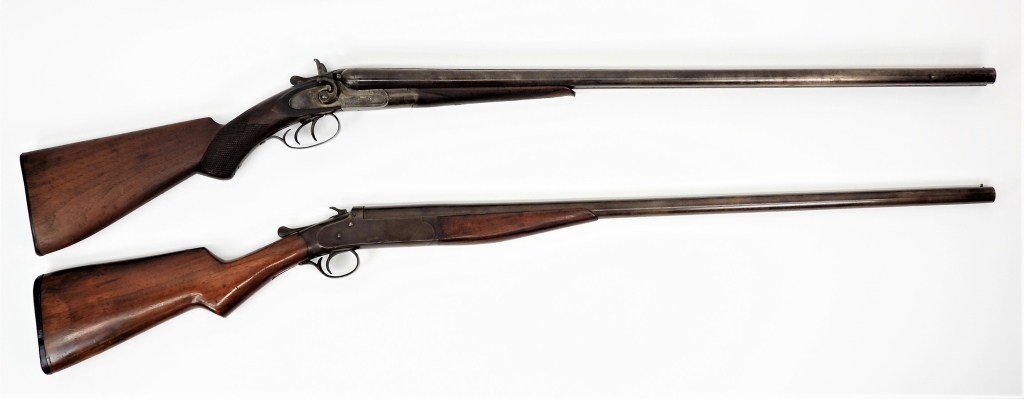 Appraisal: TWO SHOTGUNS United States Belgium A Bayard Arms gauge double-barrel