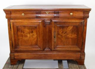 Appraisal: French Louis Philippe buffet bas in walnut th century h