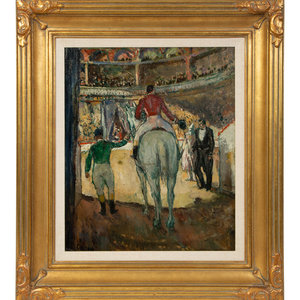 Appraisal: Jean Louis Marcel Cosson French - Le Cirque oil on