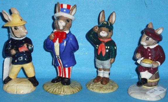 Appraisal: Royal Doulton Bunnykins Figures Little Jack Horner DB Be Prepared