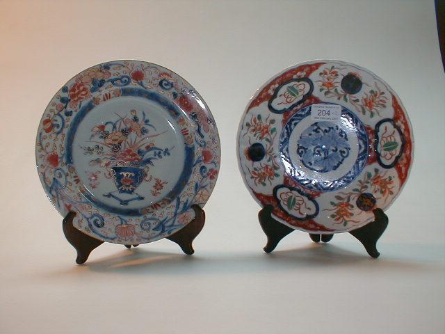 Appraisal: An Imari porcelain plate painted in iron red blue and