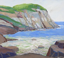 Appraisal: Eric Sheppard American th Century Costal scene Gouache on board