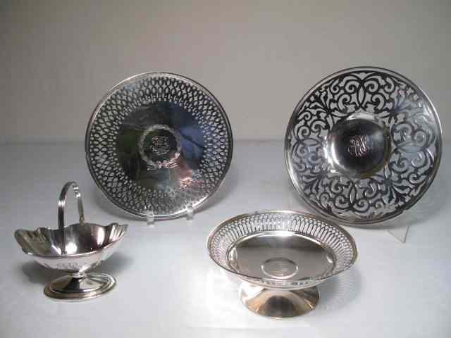 Appraisal: Group of American sterling silver items consisting of a Black