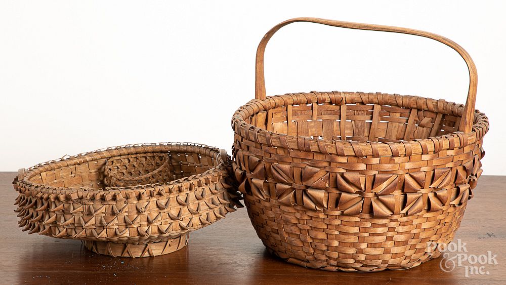 Appraisal: Two Native American baskets Two Native American baskets h dia