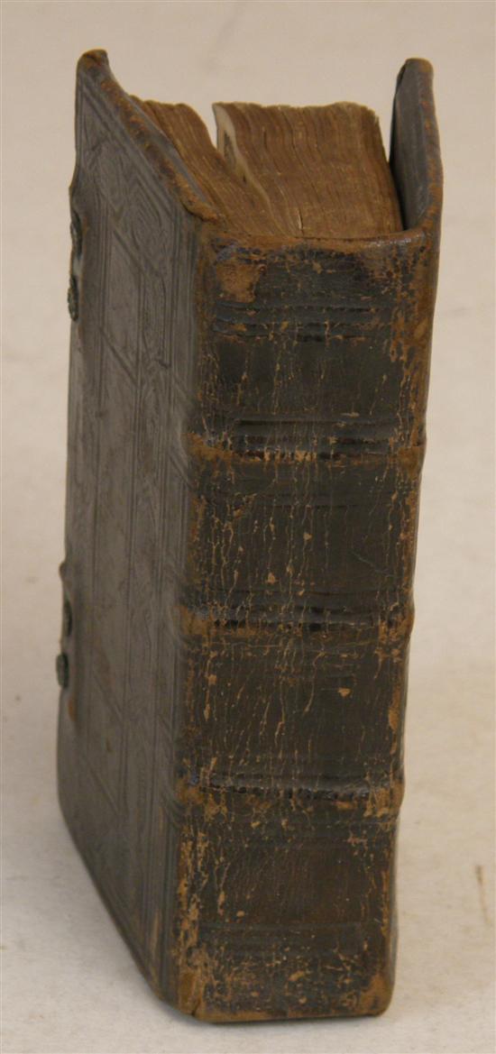 Appraisal: De Cl Psalmen Des Propheten Davids' published Amsterdam leather-bound volume