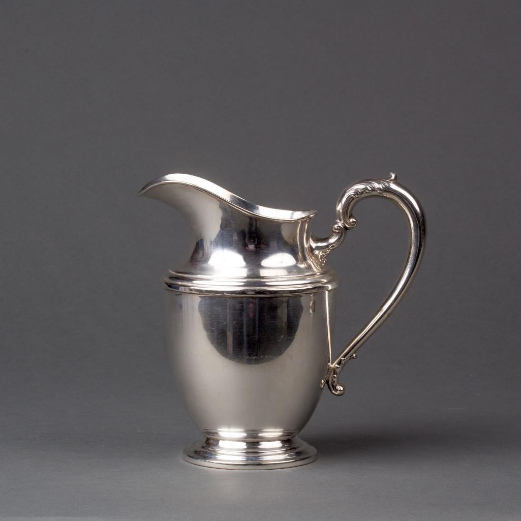 Appraisal: A FRANK WHITING STERLING PITCHER A nice sterling pitcher marked