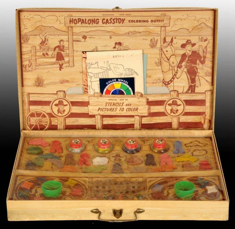 Appraisal: Lot of Hopalong Cassidy Items Description Includes Milton Bradley Game