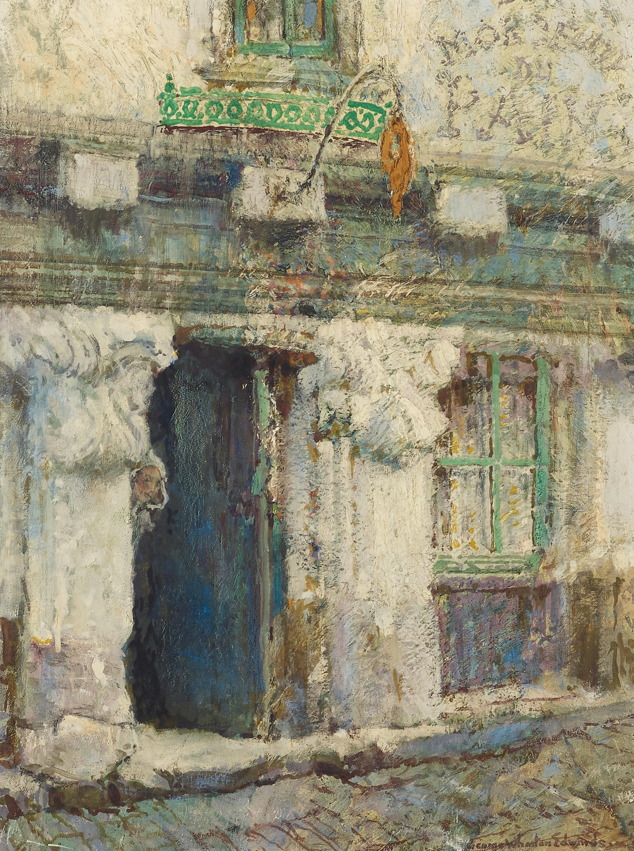 Appraisal: GEORGE WHARTON EDWARDS - LITTLE BAKESHOP BRITTANY X IN X