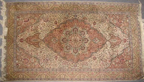 Appraisal: A Turkish rug size approximately ft in x ft in