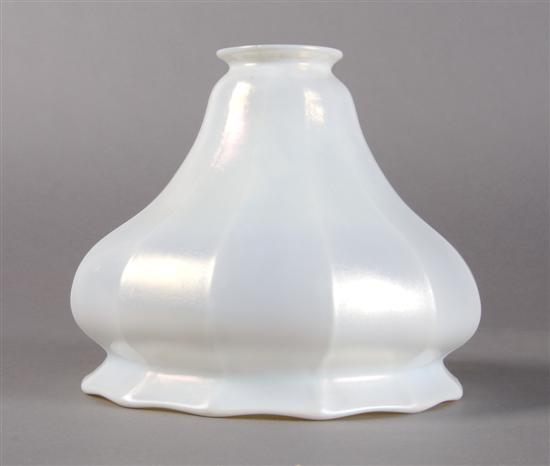 Appraisal: A Steuben Calcite Glass Shade Height inches