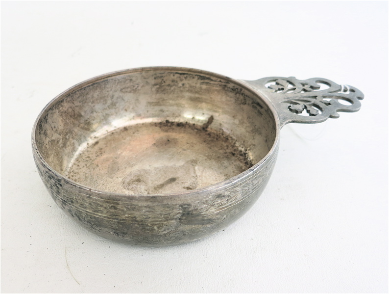 Appraisal: TIFFANY CO STERLING SILVER PORRINGER pattern under the directorship of