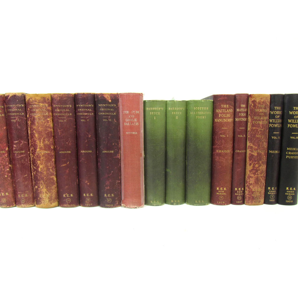 Appraisal: Scottish Text Society volumes including The Original Chronicle of Andrew