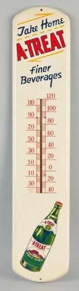 Appraisal: Tin A-Treat Ginger Ale Thermometer Description s Beautiful unused piece