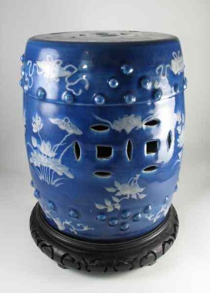 Appraisal: Chinese Porcelain Garden Seatlikely th century attractive diminutive barrel form