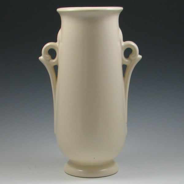 Appraisal: Weller Ivoris Vase marked impressed script Weller Pottery Since crack