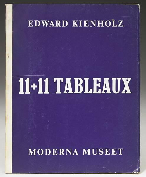 Appraisal: Edward Kienholz American - Tableaux exhibition catalog from Monderna Museet