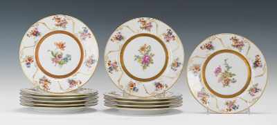 Appraisal: A Set of William Guerin Co French Limoges Luncheon Plates