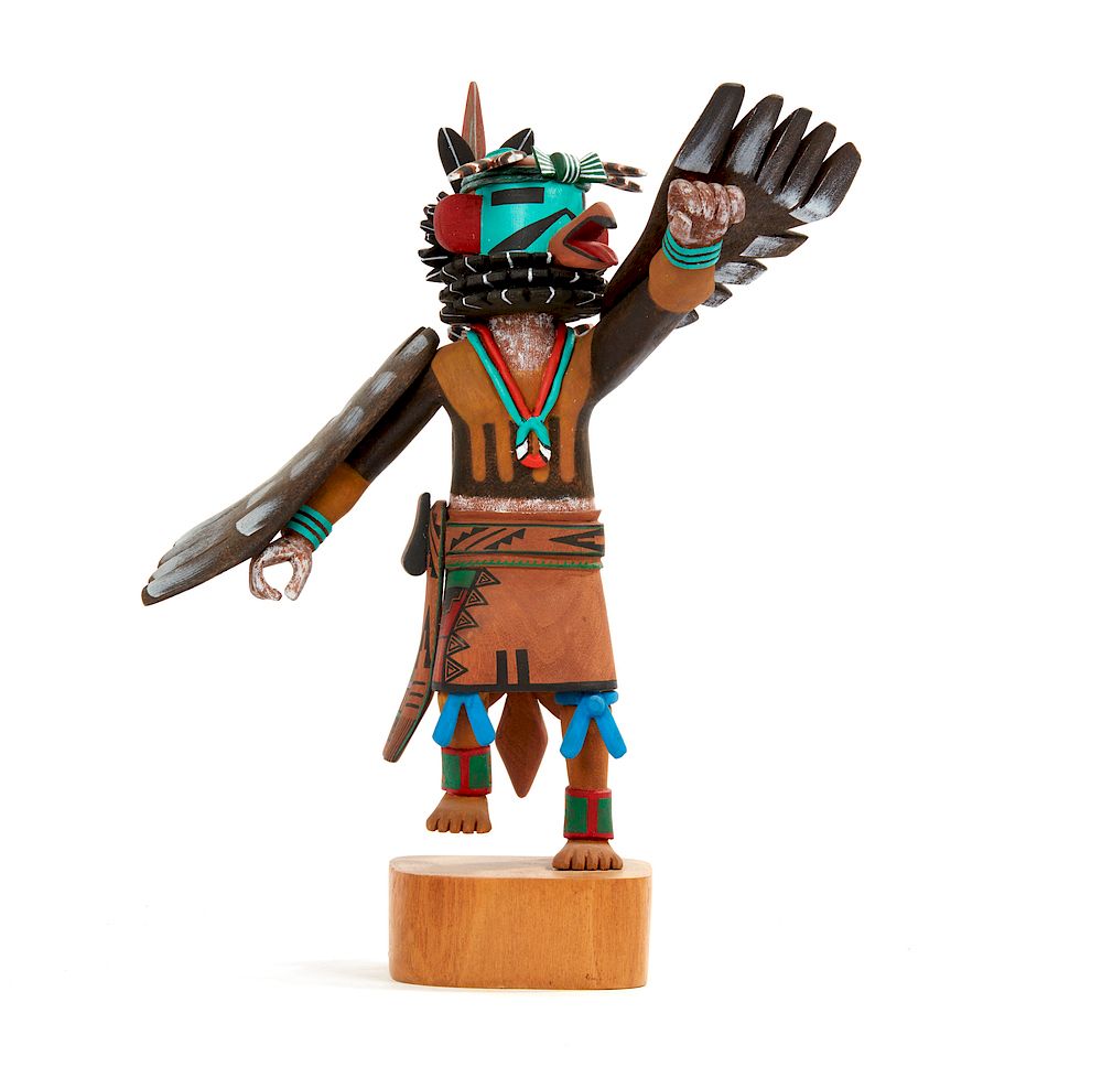 Appraisal: Hopi Eagle Kachina Kwahu William James Hopi Eagle Kachina Kwahu