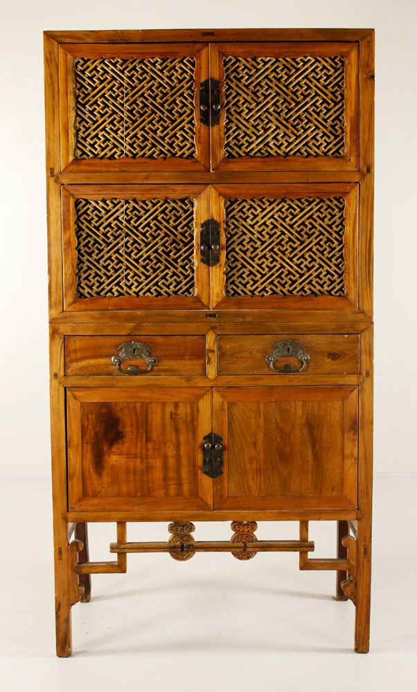 Appraisal: - th C Chinese Cabinet th century Chinese cabinet h