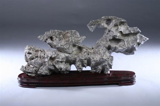 Appraisal: CHINESE YING SCHOLAR'S ROCK - in long in high