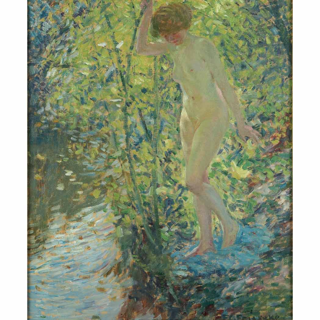 Appraisal: Frederick Carl Frieseke American - Autumn Signed F C Frieseke